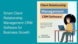 Smart Client Relationship Management CRM Software for Business Growth