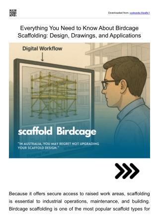 Everything You Need to Know About Birdcage Scaffolding: Design, Drawings, and Ap