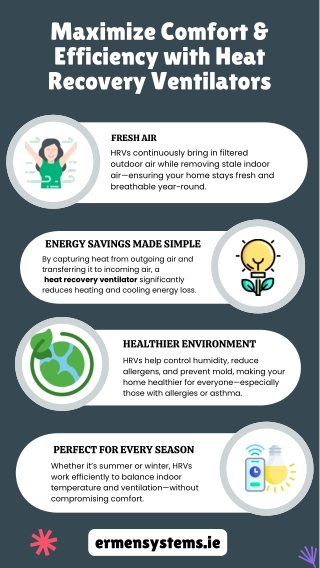 Maximize Comfort & Efficiency with Heat Recovery Ventilators