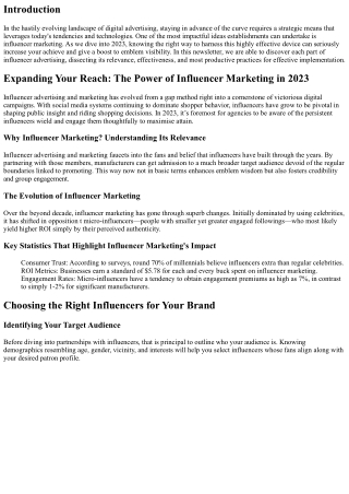 “Expanding Your Reach: The Power of Influencer Marketing in 2025”
