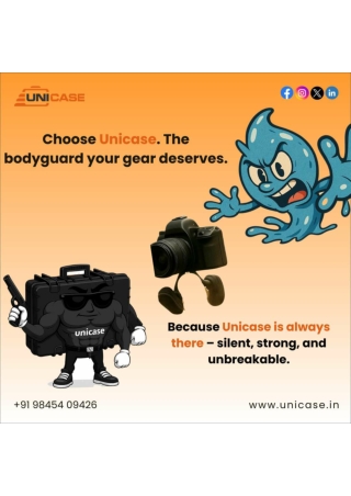 Choose Unicase. The bodyguard your gear deserves.
