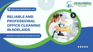 Reliable and Professional office cleaning in Adelaide
