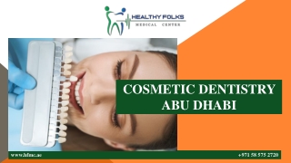 COSMETIC DENTISTRY ABU DHABI