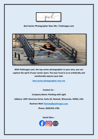 Best Senior Photographer Near Me