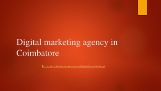 Digital marketing agency in Coimbatore