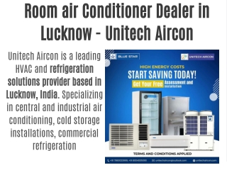 Room Air Conditioner Dealer in Lucknow - Unitech Aircon