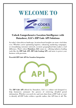 Access Historical ZIP Code and Boundary Data with Ease