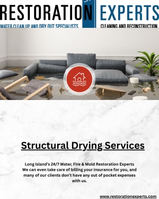 Structural Drying Services – Fast, Professional, and 24/7 Emergency Support