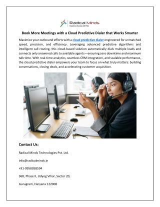 Cloud Predictive Dialer Software for Scalable and Intelligent Outbound Calls