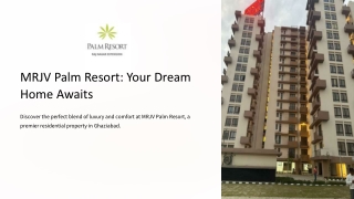 MRJV Palm Resort – Ready‑to‑Move 2 & 3 BHK Apartments in Ghaziabad.