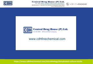 Dehydrated Culture Media Manufacturers