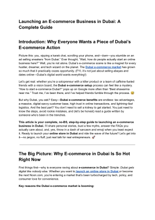 Launching an E-commerce Business in Dubai_ A Complete Guide