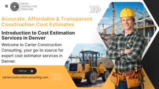 Your Trusted Cost Estimator Denver – Carter Construction Consulting