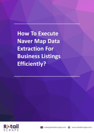 Efficient Naver Map Data Extraction for Business Listings