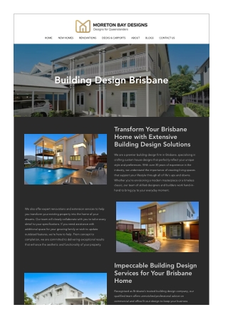Building design brisbane