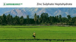 Zinc Sulphate Heptahydrate
