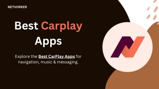 Best CarPlay Apps -PPT