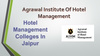 Hotel Management Colleges In Jaipur (5)