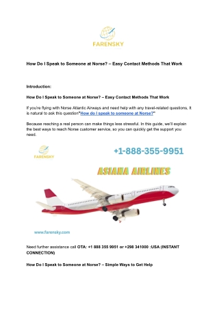 _How Do I Speak to Someone at Norse_ – Easy Contact Methods That Work