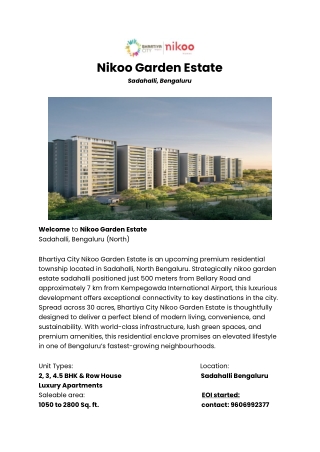 Nikoo Garden Estate