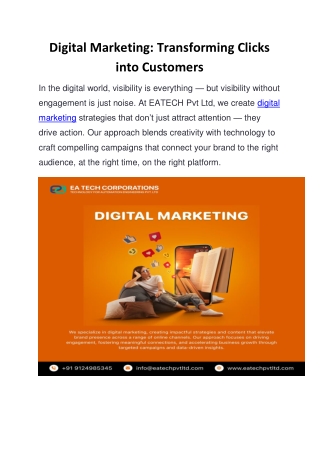 Digital Marketing