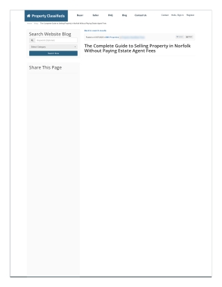 The Complete Guide to Selling Property in Norfolk Without Paying Estate Agent Fees