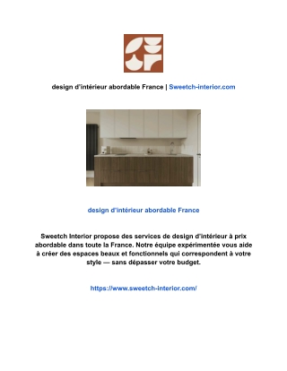 design d’intérieur abordable France | Sweetch-interior.com