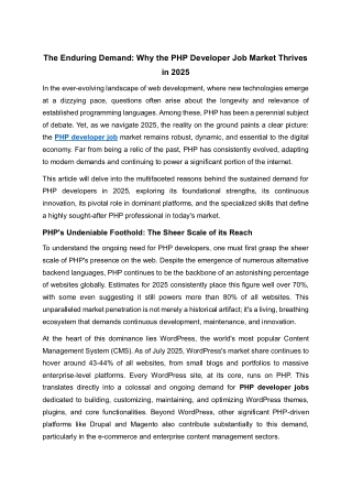 PHP developer job in Kolkata