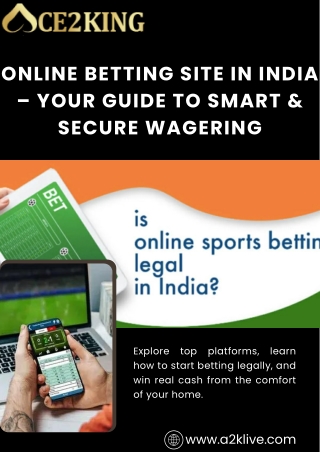 Online Betting Site in India – Your Guide to Smart & Secure Wagering