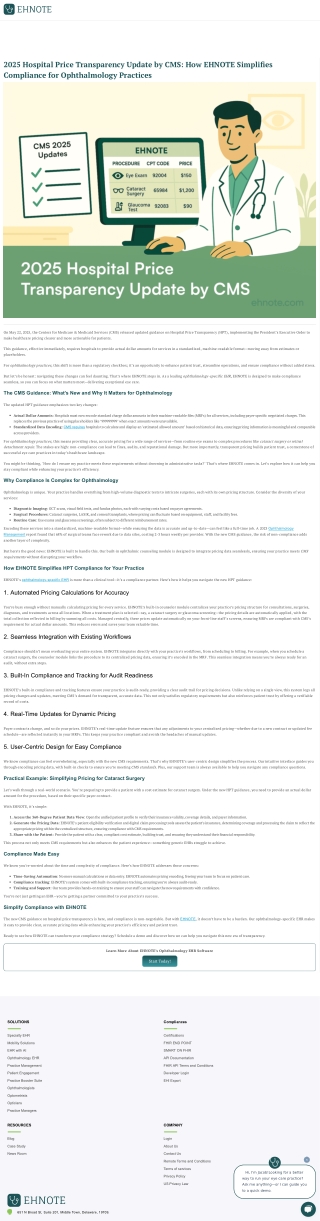 2025 Hospital Price Transparency Update by CMS