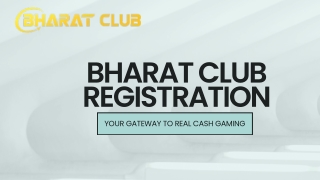 Bharat Club Registration