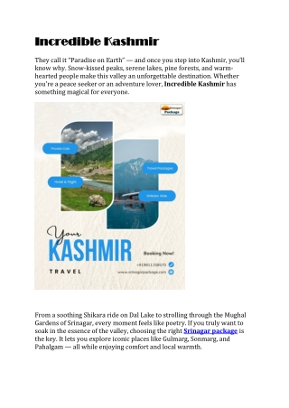 Incredible Kashmir (1)