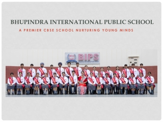CBSE School in Patiala – Bhupindra International Public School (BIPS) | Montesso