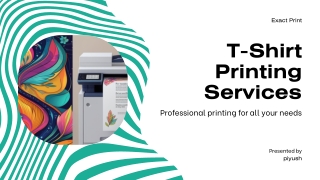 Exact Print’s Personalised T Shirts London Spark City Flair