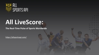 All LiveScore The Real-Time Pulse of Sports Worldwide