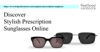 Discover Stylish Prescription Sunglasses Online