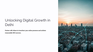 Reliable SEO Company in Delhi for Growth-Driven Results