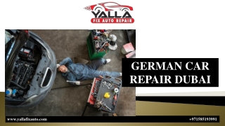 GERMAN CAR REPAIR DUBAI