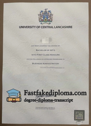 Where to order University of Central Lancashire diploma?