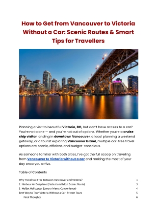 How to Get from Vancouver to Victoria Without a Car- Scenic Routes & Smart Tips for Travellers.docx
