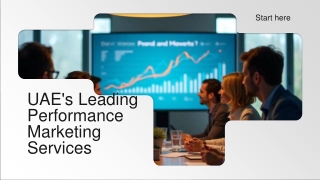 UAE's Leading Performance Marketing Services
