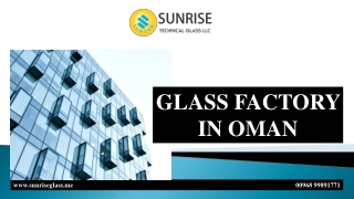 GLASS FACTORY IN OMAN