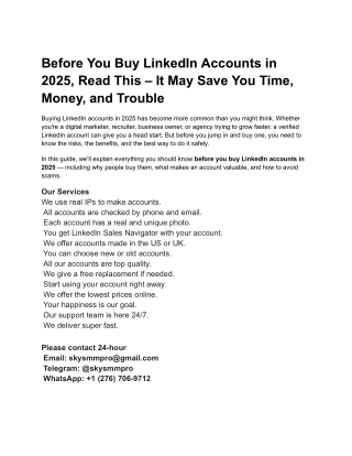 Top 4 Websites to Buy LinkedIn Accounts (Aged & New): A Complete Guide