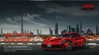 Luxury Car Rental in UAE – Hire with Driver and for Weddings