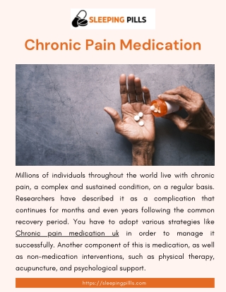 Chronic Pain Medication