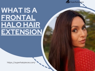 What Is a Frontal Halo Hair Extension - Superhairpieces