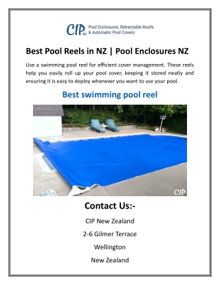 Best Pool Reels in NZ