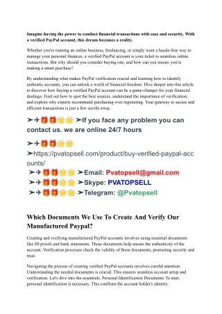 Imagine having the power to conduct financial transactions with ease and security