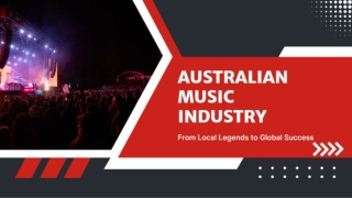 The Australian Music Industry: From Local Legends to Global Success