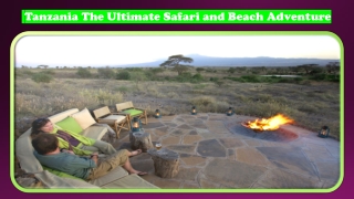 Tanzania The Ultimate Safari and Beach Adventure